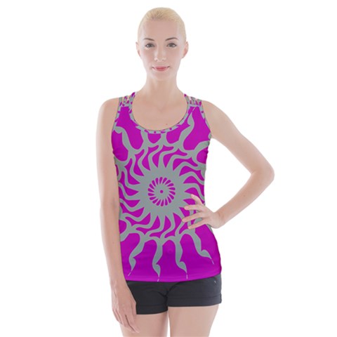 The sun. Criss Cross Back Tank Top  from ArtsNow.com