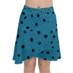 Graphic arts.Chiffon Wrap Front Skirt