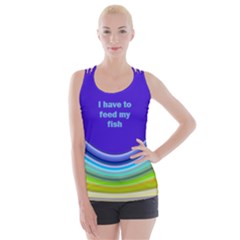 I have to feed my fish Criss Cross Back Tank Top  from ArtsNow.com