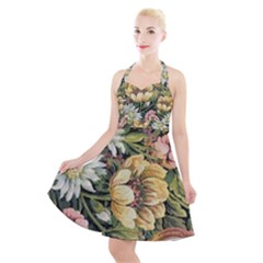 Halter Party Swing Dress  