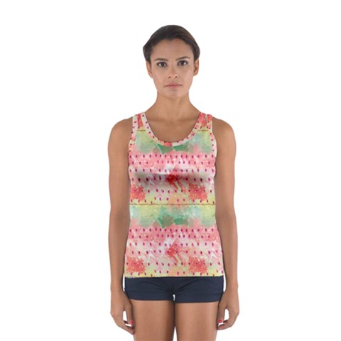 Colorful Paints Sport Tank Top  from ArtsNow.com