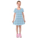 Kids  Short Sleeve Velvet Dress 