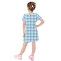 Kids  Short Sleeve Velvet Dress 