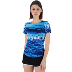 Back Cut Out Sport T-Shirt 