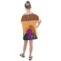 Kids  One Piece Chiffon Dress 