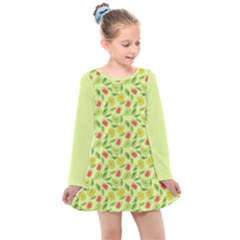 Kids  Long Sleeve Dress 