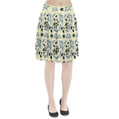 Folk flowers art pattern Floral  surface design  Seamless pattern Pleated Skirt from ArtsNow.com