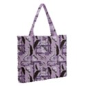 Zipper Medium Tote Bag Front