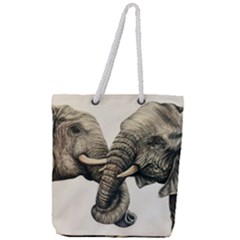 Full Print Rope Handle Tote (Large) 