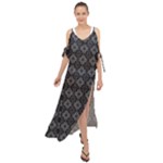 darkgrayorchidBeachMaxi Chiffon Cover Up Dress