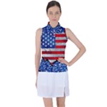 usa-map-and-flag-on-cement-wall-texture-background-design-1591646654pet Women s Sleeveless Polo Tee