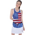 usa-map-and-flag-on-cement-wall-texture-background-design-1591646654pet Racer Back Mesh Tank Top