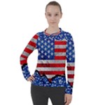 usa-map-and-flag-on-cement-wall-texture-background-design-1591646654pet Women s Pique Long Sleeve Tee