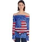 usa-map-and-flag-on-cement-wall-texture-background-design-1591646654pet Off Shoulder Long Sleeve Top