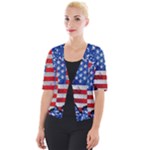 usa-map-and-flag-on-cement-wall-texture-background-design-1591646654pet Cropped Button Cardigan