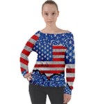 usa-map-and-flag-on-cement-wall-texture-background-design-1591646654pet Off Shoulder Long Sleeve Velour Top