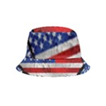 usa-map-and-flag-on-cement-wall-texture-background-design-1591646654pet Inside Out Bucket Hat (Kids)