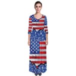 usa-map-and-flag-on-cement-wall-texture-background-design-1591646654pet Quarter Sleeve Maxi Dress