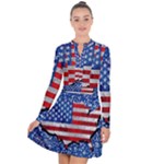 usa-map-and-flag-on-cement-wall-texture-background-design-1591646654pet Long Sleeve Panel Dress