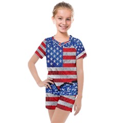 Kids  Mesh T-Shirt and Shorts Set 