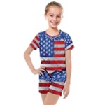 usa-map-and-flag-on-cement-wall-texture-background-design-1591646654pet Kids  Mesh Tee and Shorts Set