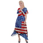 usa-map-and-flag-on-cement-wall-texture-background-design-1591646654pet Cross Front Sharkbite Hem Maxi Dress