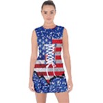 usa-map-and-flag-on-cement-wall-texture-background-design-1591646654pet Lace Up Front Bodycon Dress