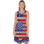 usa-map-and-flag-on-cement-wall-texture-background-design-1591646654pet Knee Length Skater Dress With Pockets