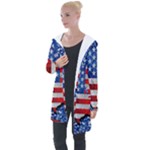 usa-map-and-flag-on-cement-wall-texture-background-design-1591646654pet Longline Hooded Cardigan