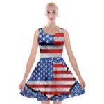 usa-map-and-flag-on-cement-wall-texture-background-design-1591646654pet Velvet Skater Dress