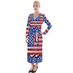 usa-map-and-flag-on-cement-wall-texture-background-design-1591646654pet Velvet Maxi Wrap Dress