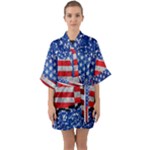 usa-map-and-flag-on-cement-wall-texture-background-design-1591646654pet Half Sleeve Satin Kimono 