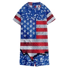 Kids  Boyleg Half Suit Swimwear 