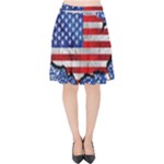 usa-map-and-flag-on-cement-wall-texture-background-design-1591646654pet Velvet High Waist Skirt