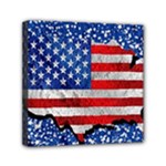 Usa-map-and-flag-on-cement-wall-texture-background-design-1591646654pet Mini Canvas 6  x 6  (Stretched)