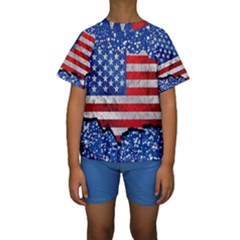 Kids  Short Sleeve Swimwear 