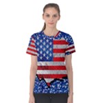 Usa-map-and-flag-on-cement-wall-texture-background-design-1591646654pet Women s Cotton Tee