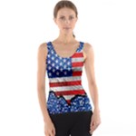 Usa-map-and-flag-on-cement-wall-texture-background-design-1591646654pet Tank Top