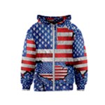 Usa-map-and-flag-on-cement-wall-texture-background-design-1591646654pet Kids  Zipper Hoodie