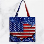 Usa-map-and-flag-on-cement-wall-texture-background-design-1591646654pet Zipper Grocery Tote Bag