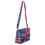 Usa-map-and-flag-on-cement-wall-texture-background-design-1591646654pet Shoulder Bag with Back Zipper