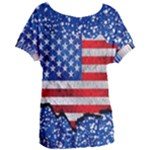 Usa-map-and-flag-on-cement-wall-texture-background-design-1591646654pet Women s Oversized Tee