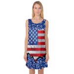 Usa-map-and-flag-on-cement-wall-texture-background-design-1591646654pet Sleeveless Satin Nightdress