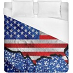 Usa-map-and-flag-on-cement-wall-texture-background-design-1591646654pet Duvet Cover (King Size)