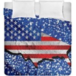 Usa-map-and-flag-on-cement-wall-texture-background-design-1591646654pet Duvet Cover Double Side (King Size)