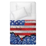 Usa-map-and-flag-on-cement-wall-texture-background-design-1591646654pet Duvet Cover (Single Size)