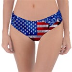 Usa-map-and-flag-on-cement-wall-texture-background-design-1591646654pet Reversible Classic Bikini Bottoms