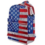 Usa-map-and-flag-on-cement-wall-texture-background-design-1591646654pet Classic Backpack