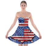 Usa-map-and-flag-on-cement-wall-texture-background-design-1591646654pet Strapless Bra Top Dress