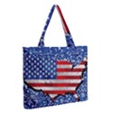 Zipper Medium Tote Bag Front